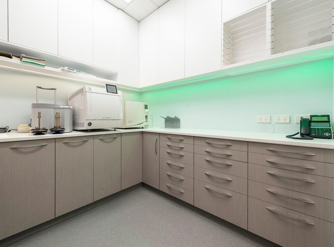 Sterilising room at Dimos Dental & Facial Aesthetics